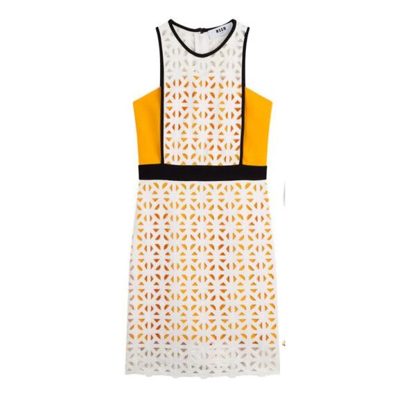 MSGM Milano Macrame Dress 44 - Picture 2 of 5